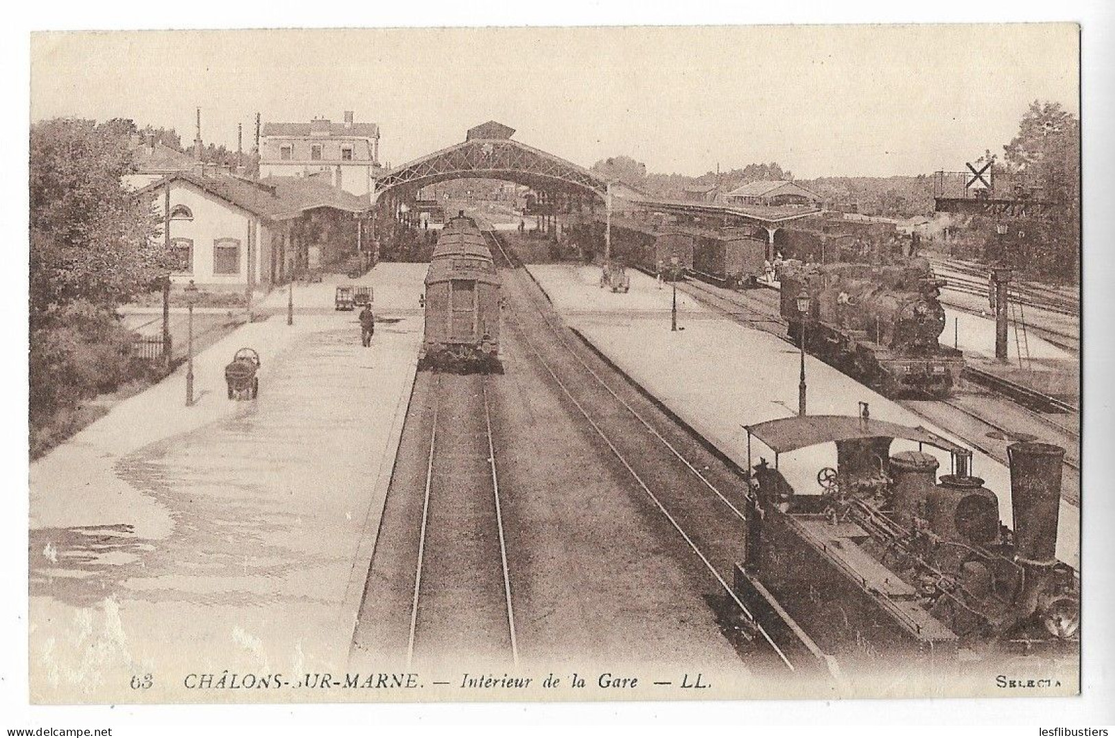 CPA 51 CHALONS-SUR-MARNE Intérieur De La Gare - Châlons-sur-Marne