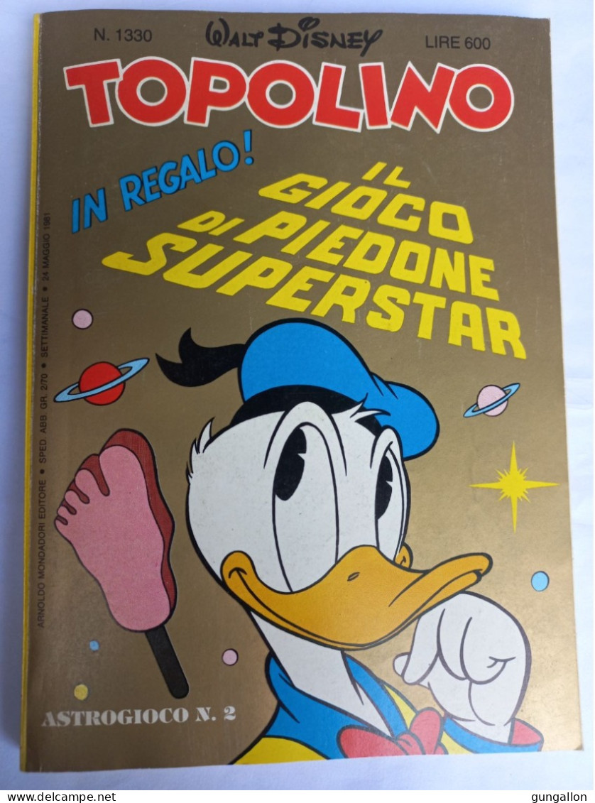 Topolino (Mondadori 1981)  N. 1330 - Disney