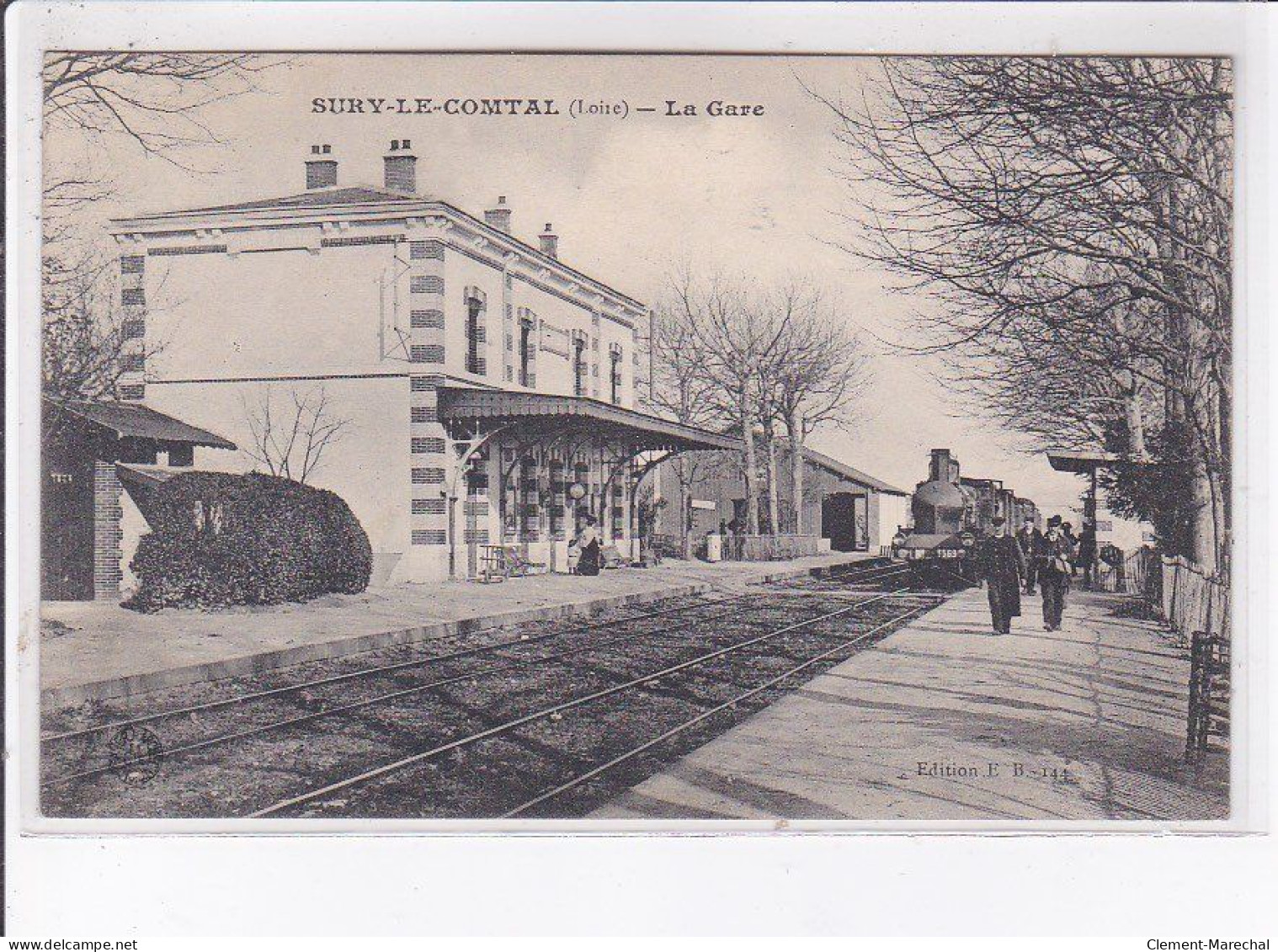 SURY-le-COMTAL: La Gare - Très Bon état - Autres & Non Classés