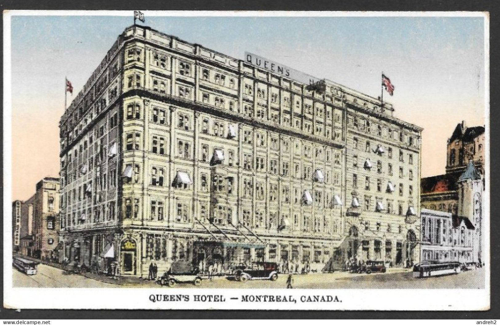 Montreal  Quebec - C.P.A. - No: 830 - Postmarked 1934 2 Nice Stamps - Queen's Hotel Montreal - International Fine Art - Montreal