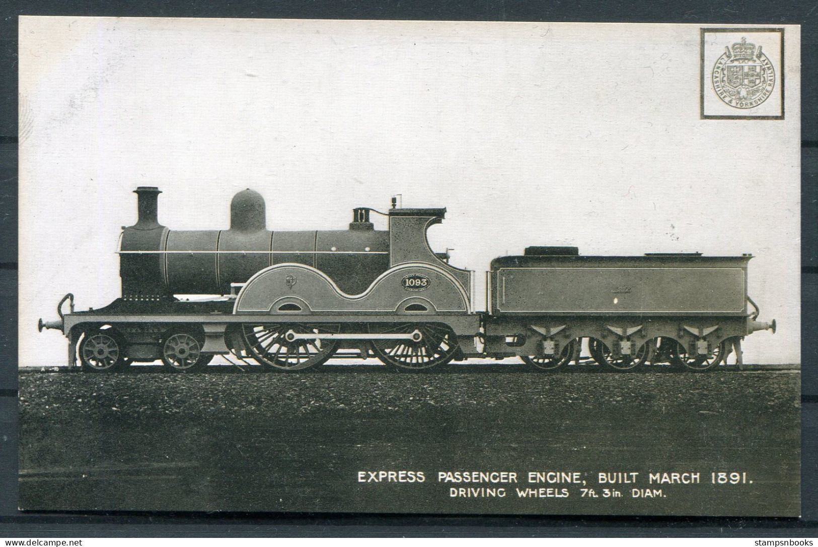 Lancashire & Yorkshire Railway Train Postcard  - Trains