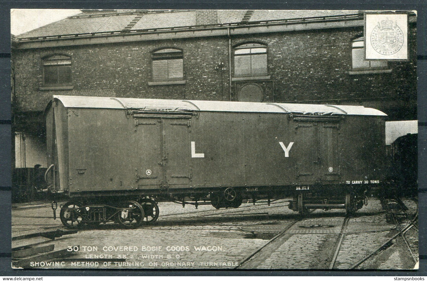 Lancashire & Yorkshire Railway Train Postcard  - Treinen