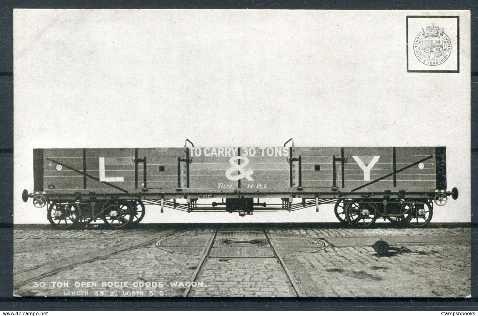 Lancashire & Yorkshire Railway Train Postcard  - Treni