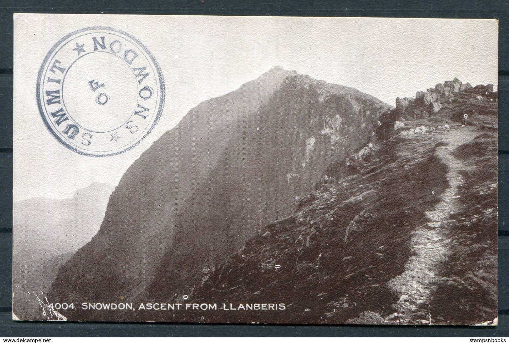 GB Wales X 2 "Summit Of Snowdon" Cachet Postcards - Covers & Documents