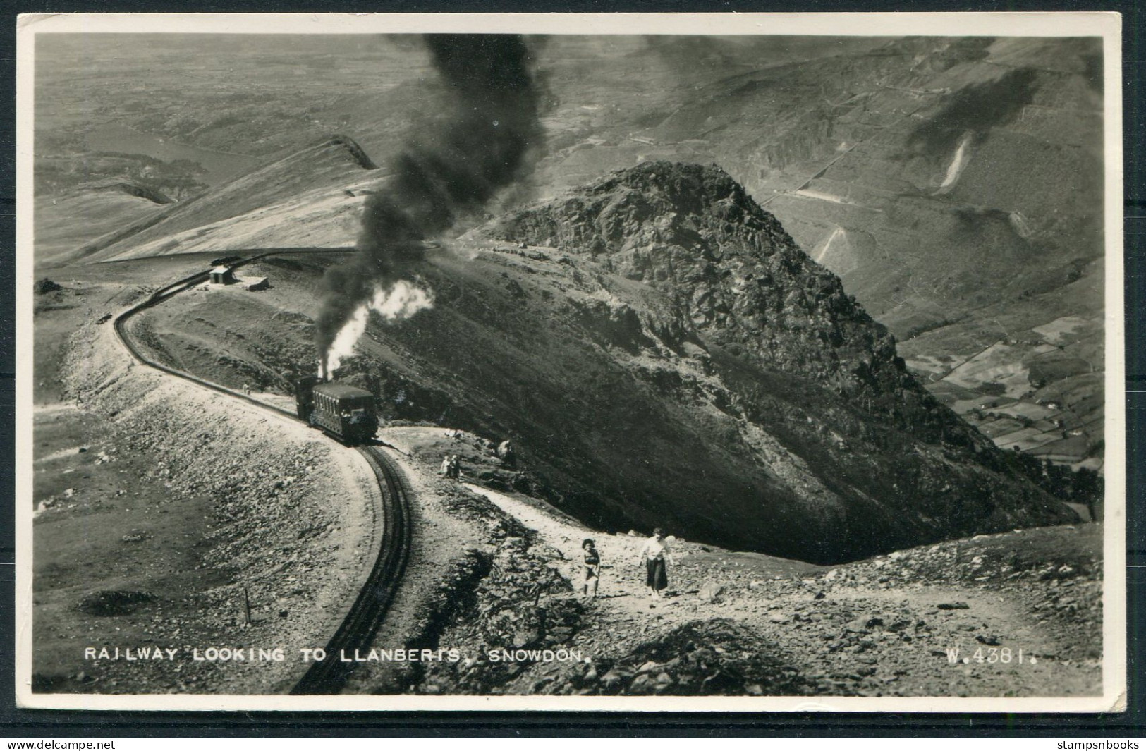 GB Wales X 2 "Summit Of Snowdon" Cachet Postcards - Covers & Documents