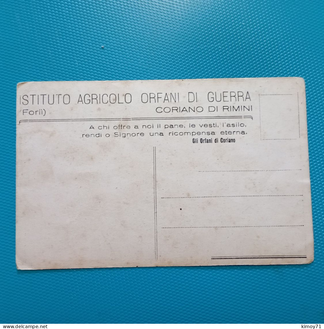 Cartolina Istituto Agricolo Orfani Di Guerra - Rimini (Forlì). Non Viaggiata - Rimini