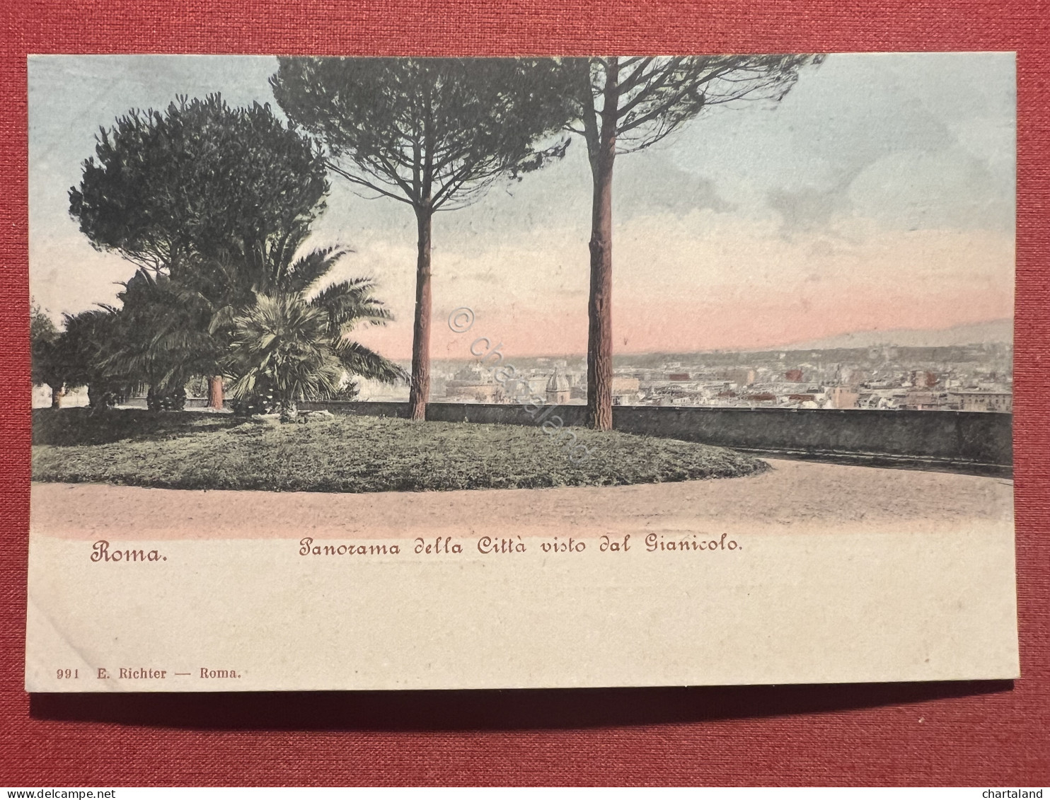 Cartolina - Roma - Panorama Della Città Visto Dal Gianicolo - 1900 Ca. - Altri & Non Classificati