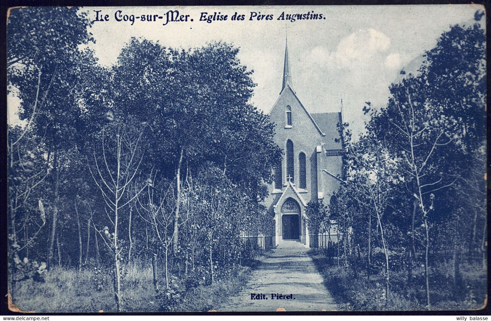 +++ CPA - DE HAAN - LE COQ SUR MER - Eglise Des Pères Augustins  // - De Haan