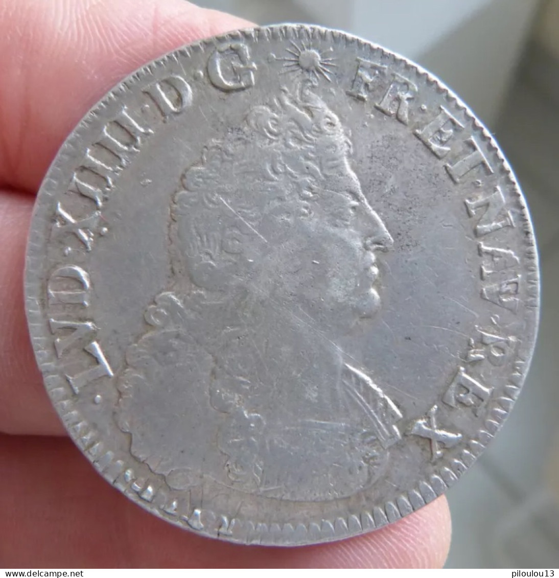 Ecu De Louis XIV Aux Insignes 1701 W (Lille) - 1643-1715 Lodewijk XIV De Zonnekoning