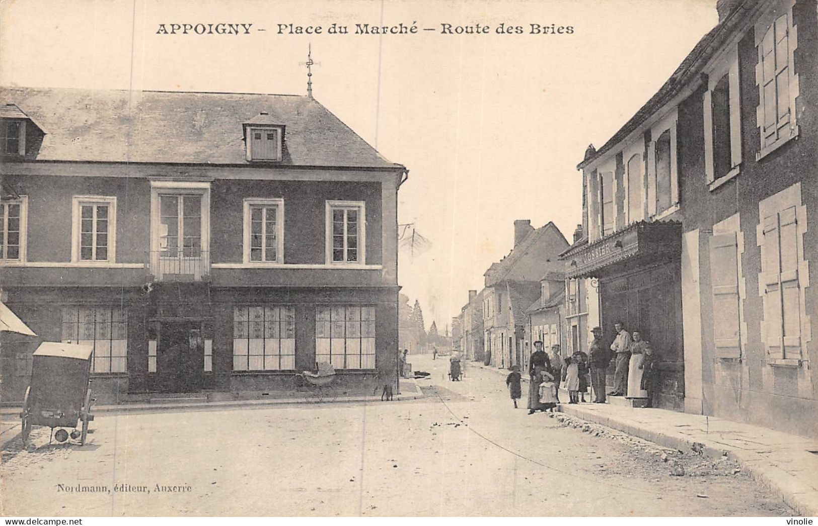 24-5139 : APPOIGNY. PLACE DU MARCHE. ROUTE DES BRIES - Appoigny