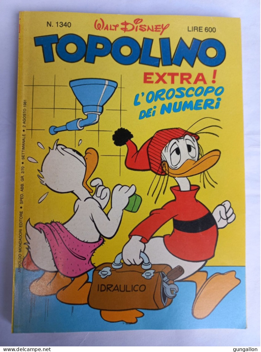 Topolino (Mondadori 1981)  N. 1340 - Disney