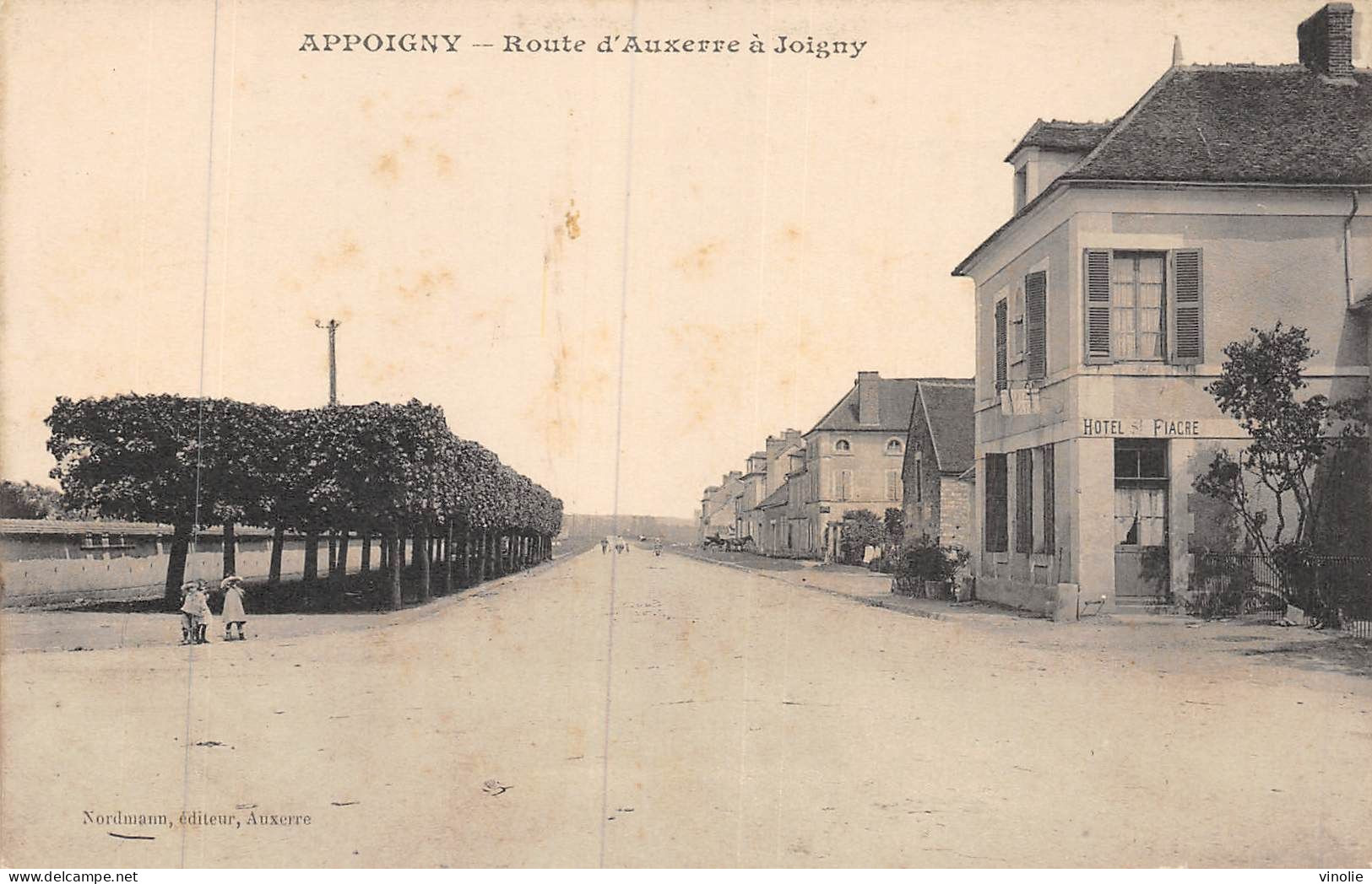 24-5140 : APPOIGNY. ROUTE D'AUXERRE A JOIGNY - Appoigny