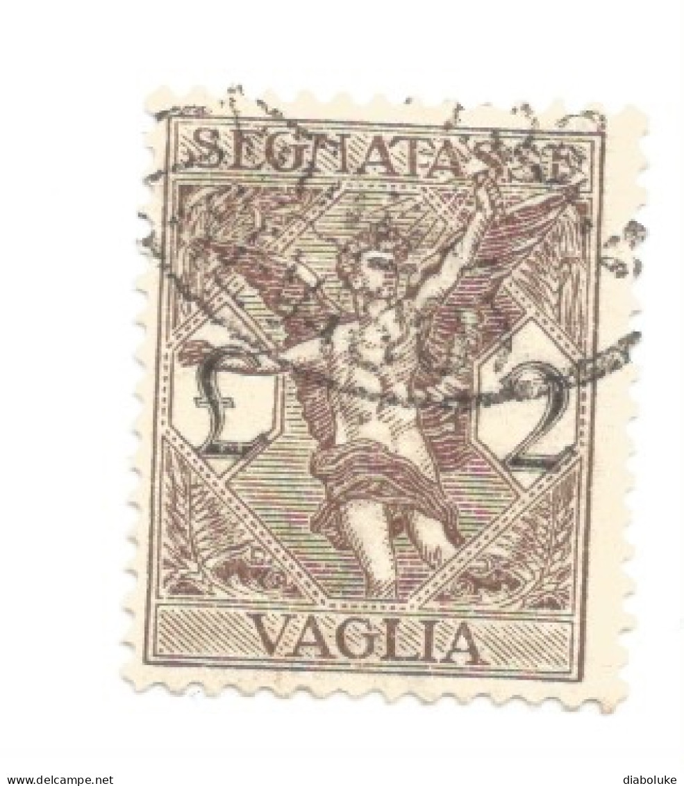 (REGNO D'ITALIA) 1924, SEGNATASSE PER VAGLIA, SOGGETTI ALLEGORICI - Serie Di 6 Francobolli Usati - Postage Due