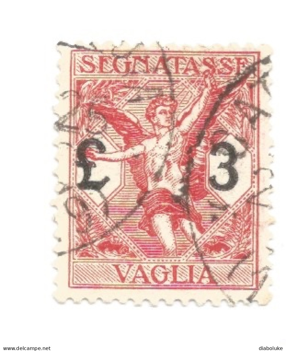 (REGNO D'ITALIA) 1924, SEGNATASSE PER VAGLIA, SOGGETTI ALLEGORICI - Serie Di 6 Francobolli Usati - Impuestos