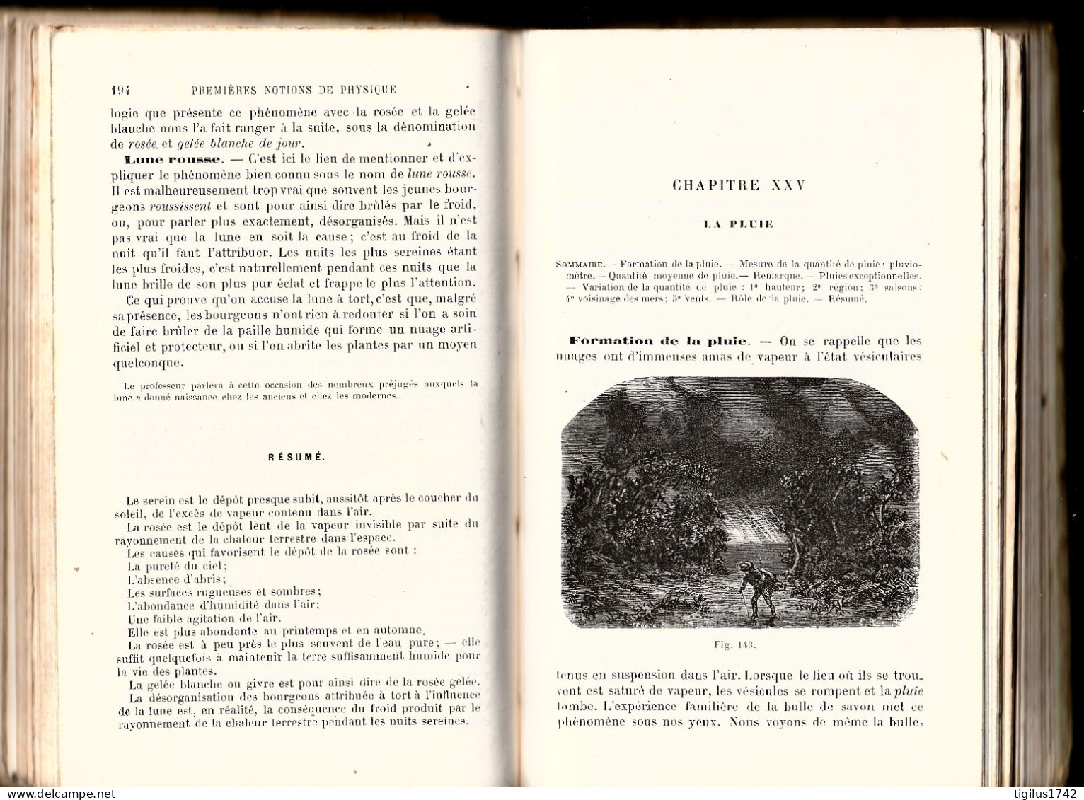 Félix Hément. Premières Notions De Physique Et De Météorologie, Delagrave, Paris, 1876 - 1801-1900