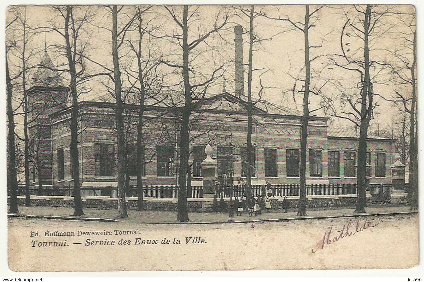 CPA - TOURNAI- Service Des Eaux De La Ville - Tournai