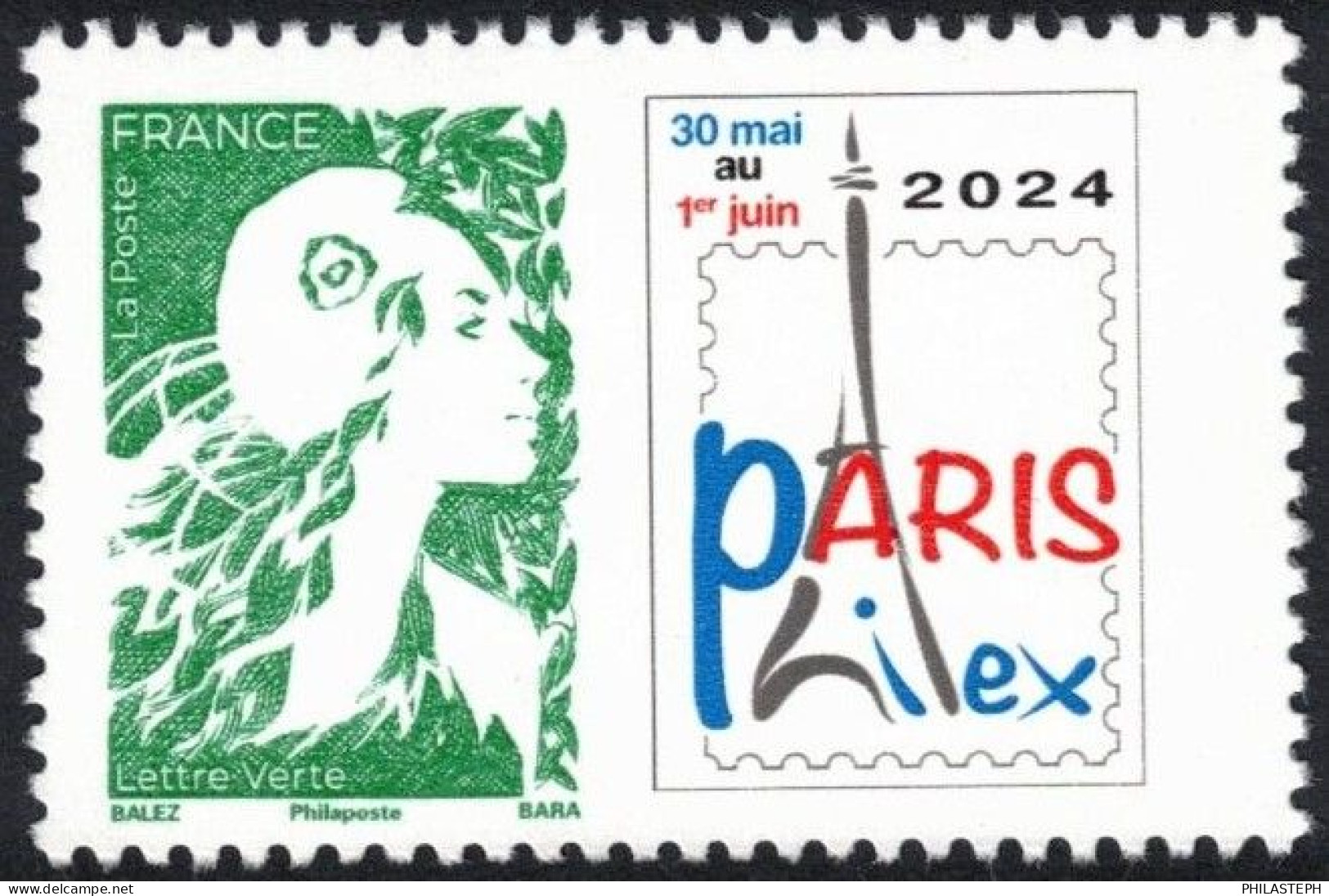 FRANCE 2024 - MARIANNE DE L’AVENIR PARIS-PHILEX 2024 - YT 5764 Neuf ** - Unused Stamps