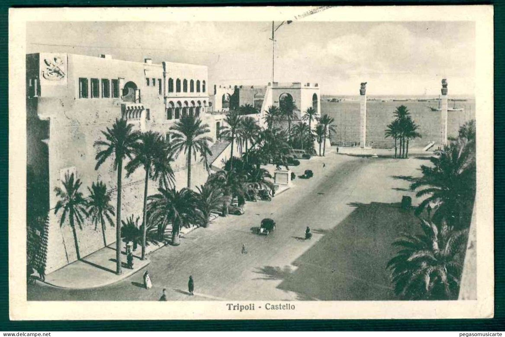 BF045 TRIPOLI - CASTELLO - TRIPOLITANIA COLONIALE ANIMATA 1941 - Libië