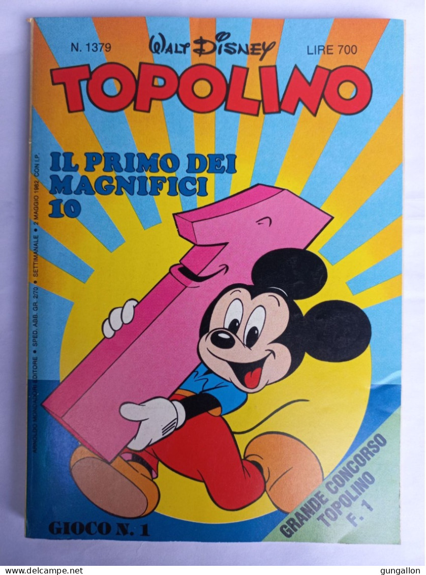 Topolino (Mondadori 1982)  N. 1379 - Disney