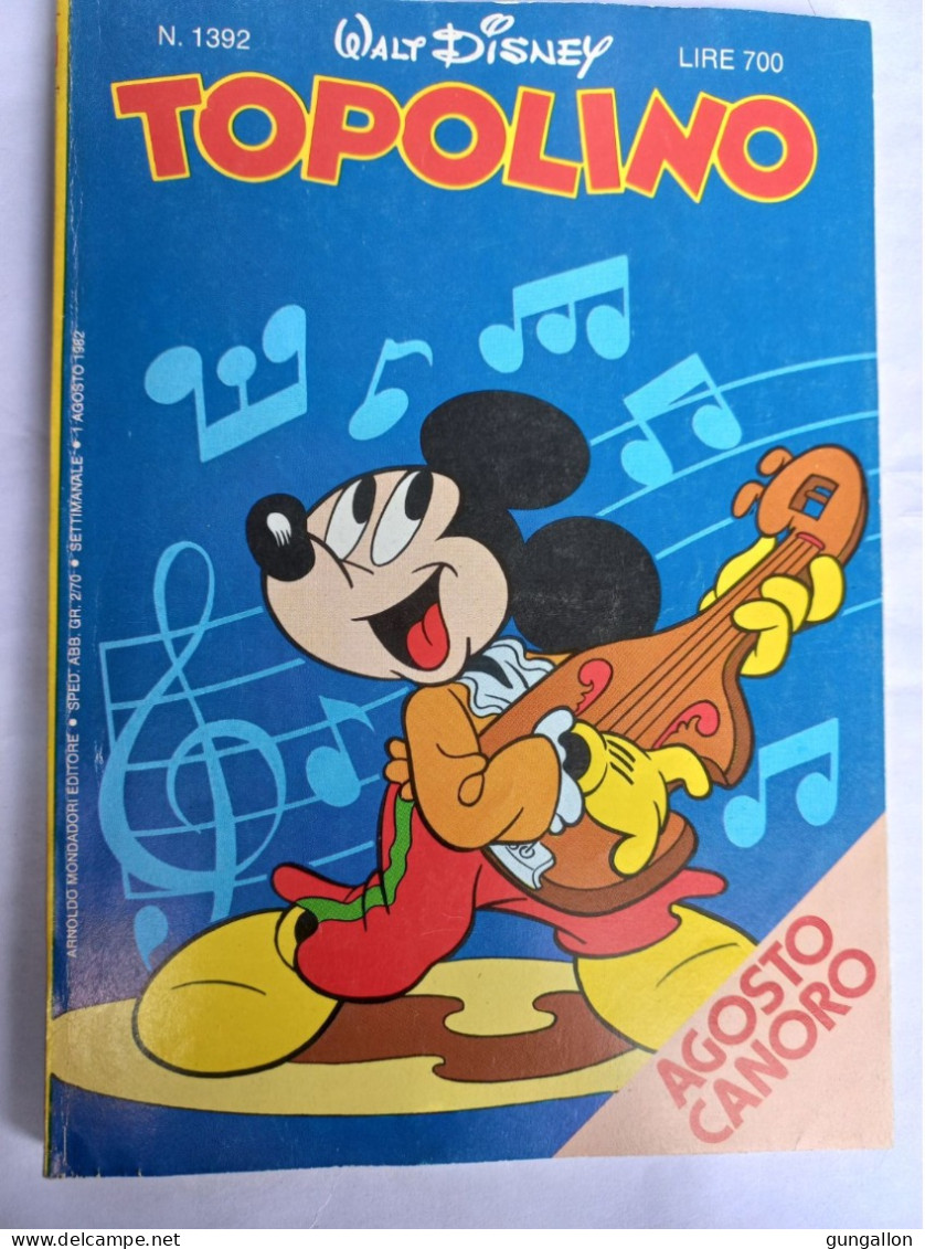 Topolino (Mondadori 1982)  N. 1392 - Disney
