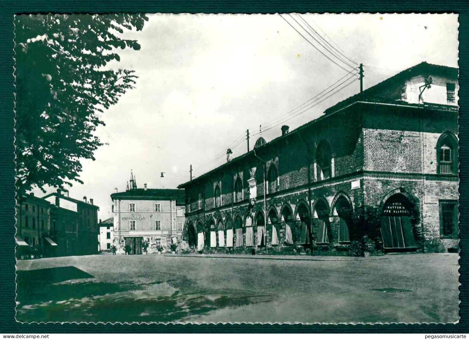 BF048 ZIBELLO PIAZZA GARIBALDI ANTICO PALAZZO PALLAVICINO - 1961 PARMA - Otros & Sin Clasificación