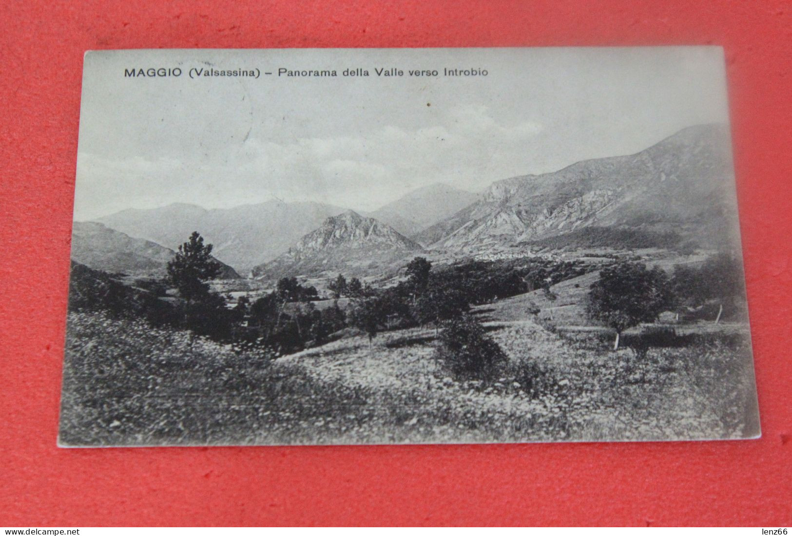 Lecco Maggio Verso Introbio 1909 Ed. Grassi - Lecco