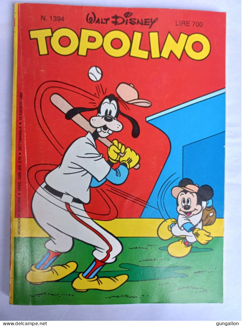 Topolino (Mondadori 1982)  N. 1394 - Disney