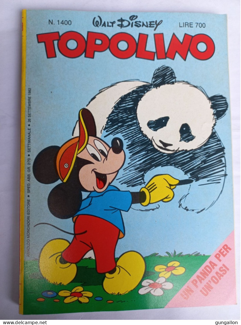 Topolino (Mondadori 1982)  N. 1400 - Disney