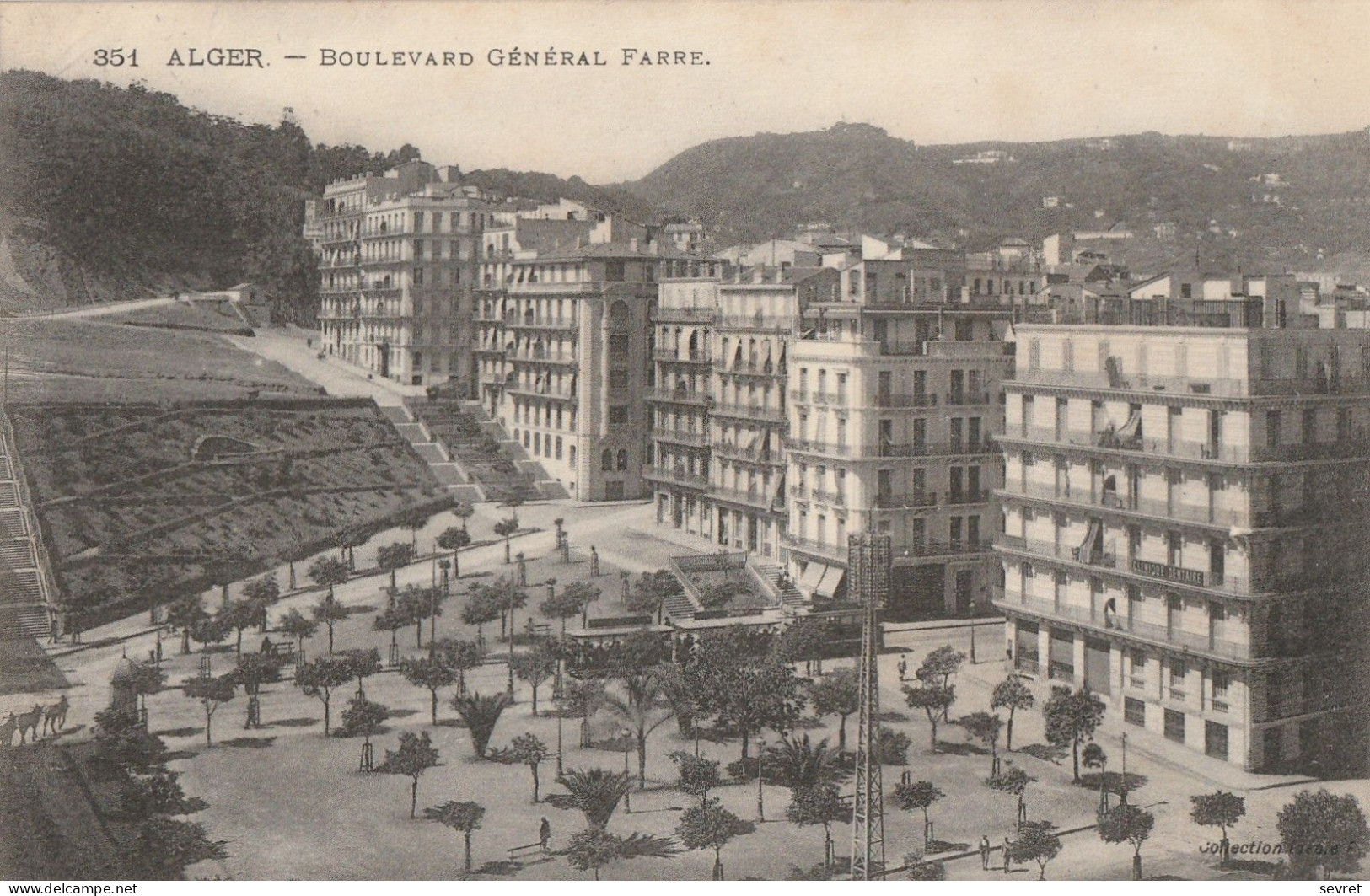 ALGER  -  Boulevard Genéral Farre - Algeri