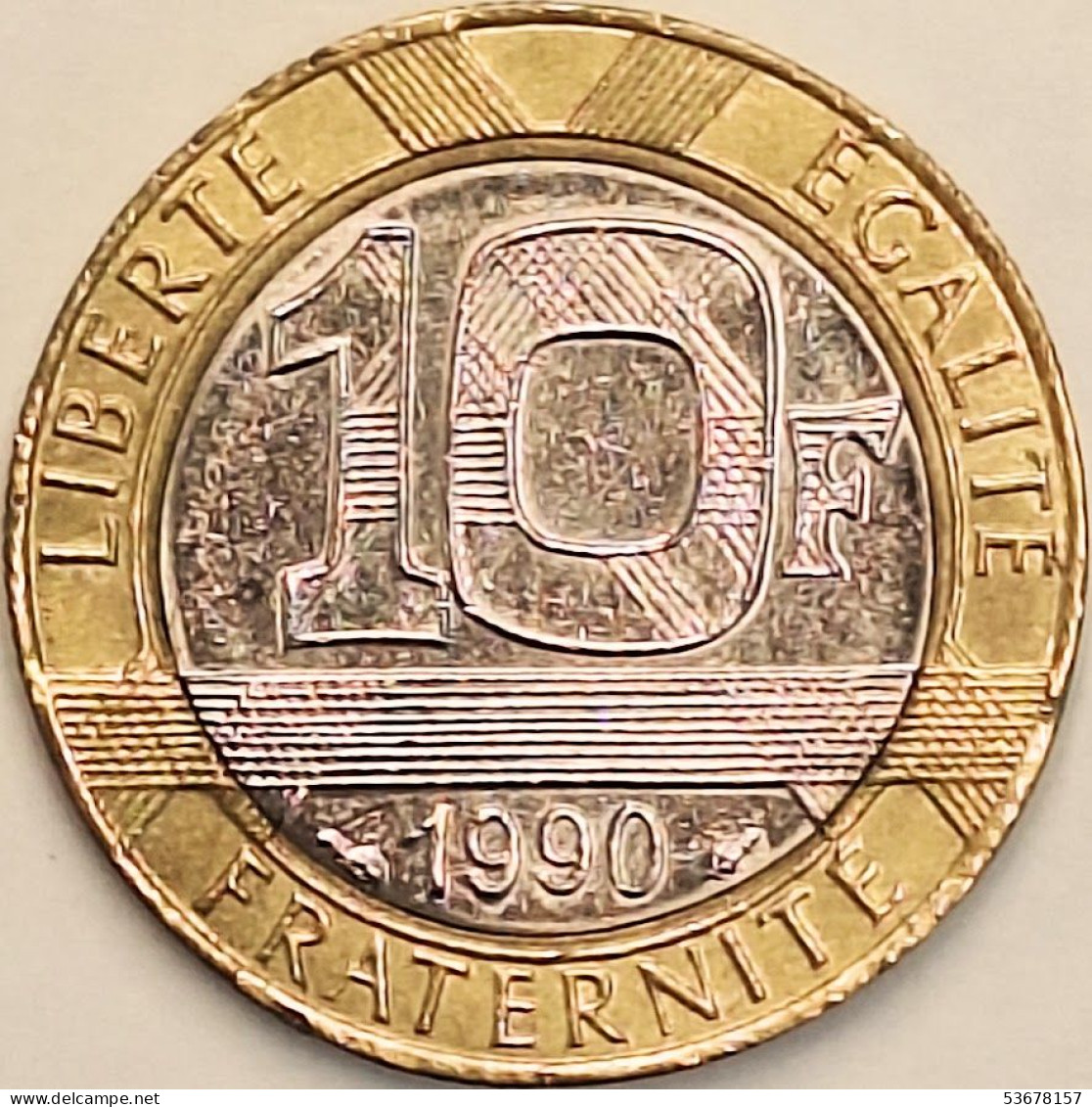 France - 10 Francs 1990, KM# 964.1 (#4355) - 10 Francs