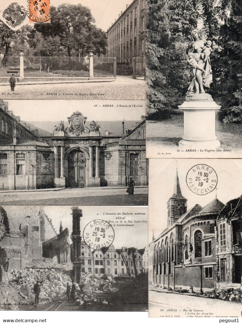 ARRAS (P-de-C)  . LOT 64 CARTES POSTALES ANCIENNES. LIVRAISON OFFERTE   Achat Immédiat - Arras