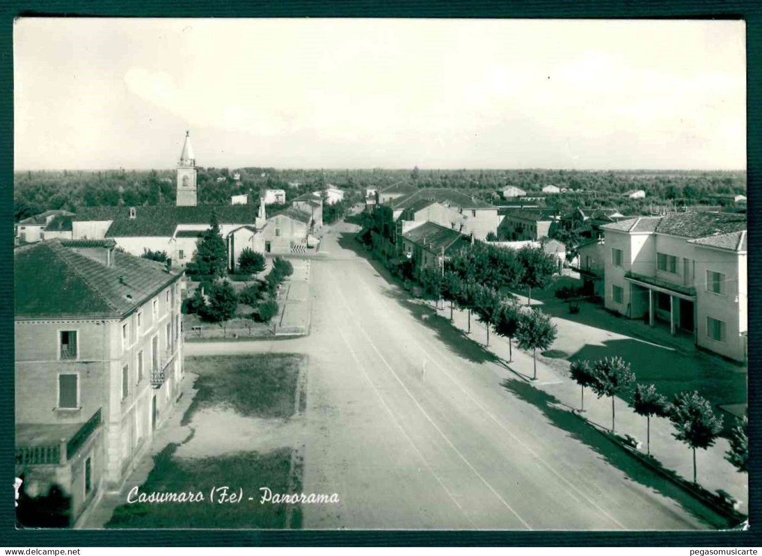 BF053 CASUMARO - FERRARA - PANORAMA - FRAZIONE DI CENTO - 1955 MODENA - Otros & Sin Clasificación