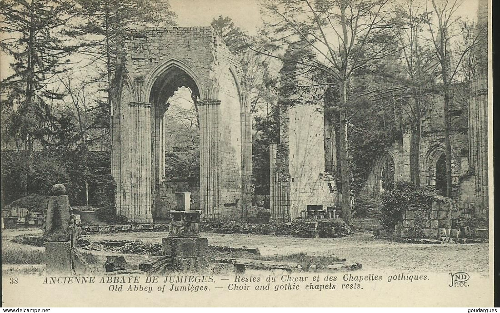 Ancienne Abbaye De Jumièges - Restes Du Choeur Et Des Chapelles Gothiques - (P) - Jumieges