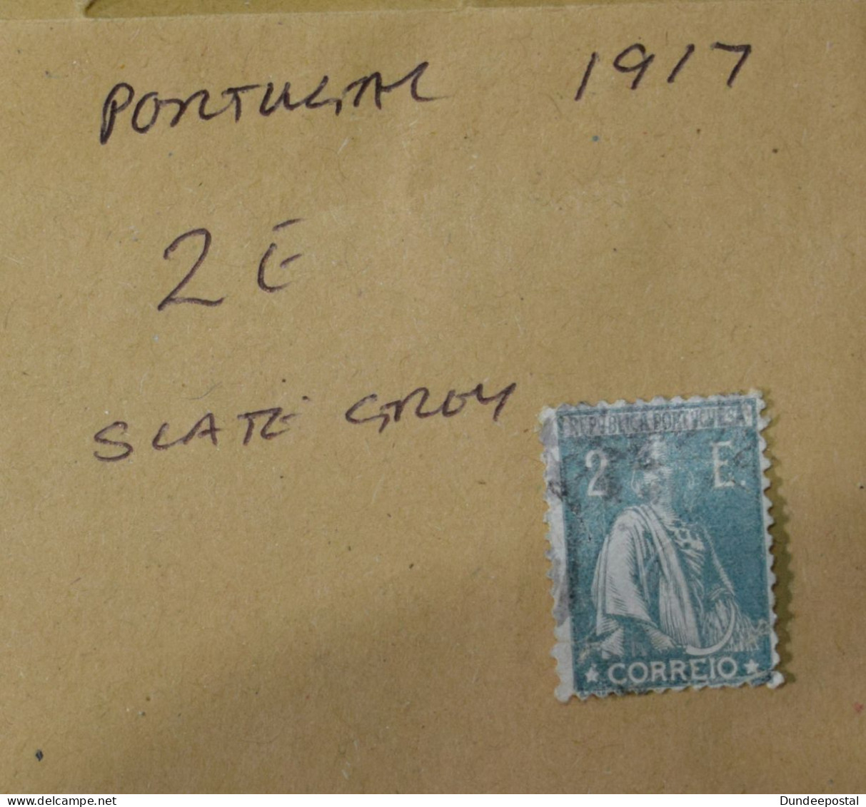 PORTUGAL STAMPS  Portugal  Grey 2E  1917    ~~L@@K~~ - Gebruikt