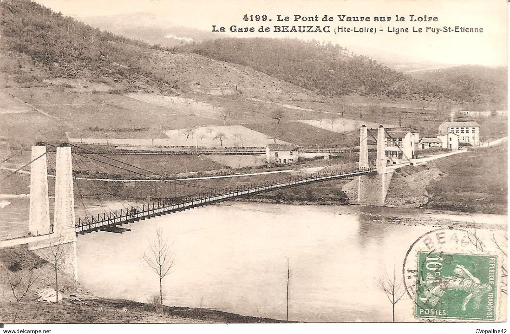 La Gare De BEAUZAC (43) Ligne Le Puy - St-Etienne - Andere & Zonder Classificatie