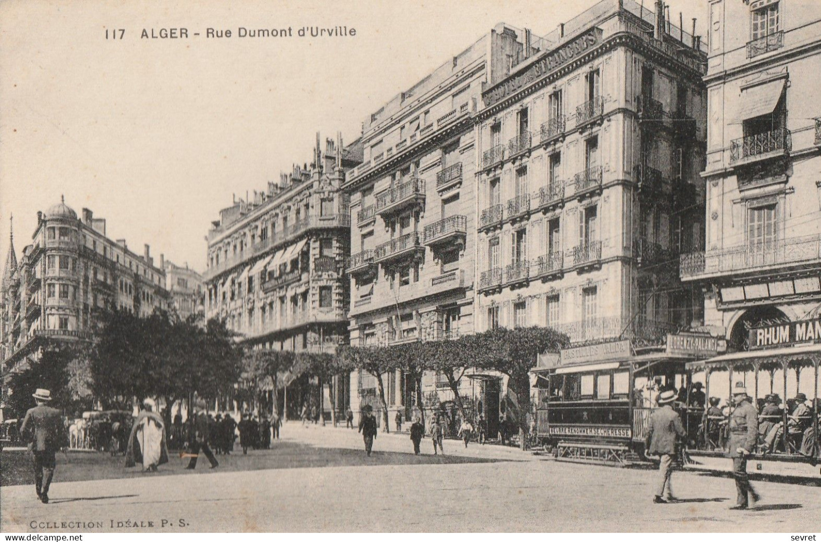 ALGER  -  Rue Dumont D'Urville   Belle Anmation - Algeri