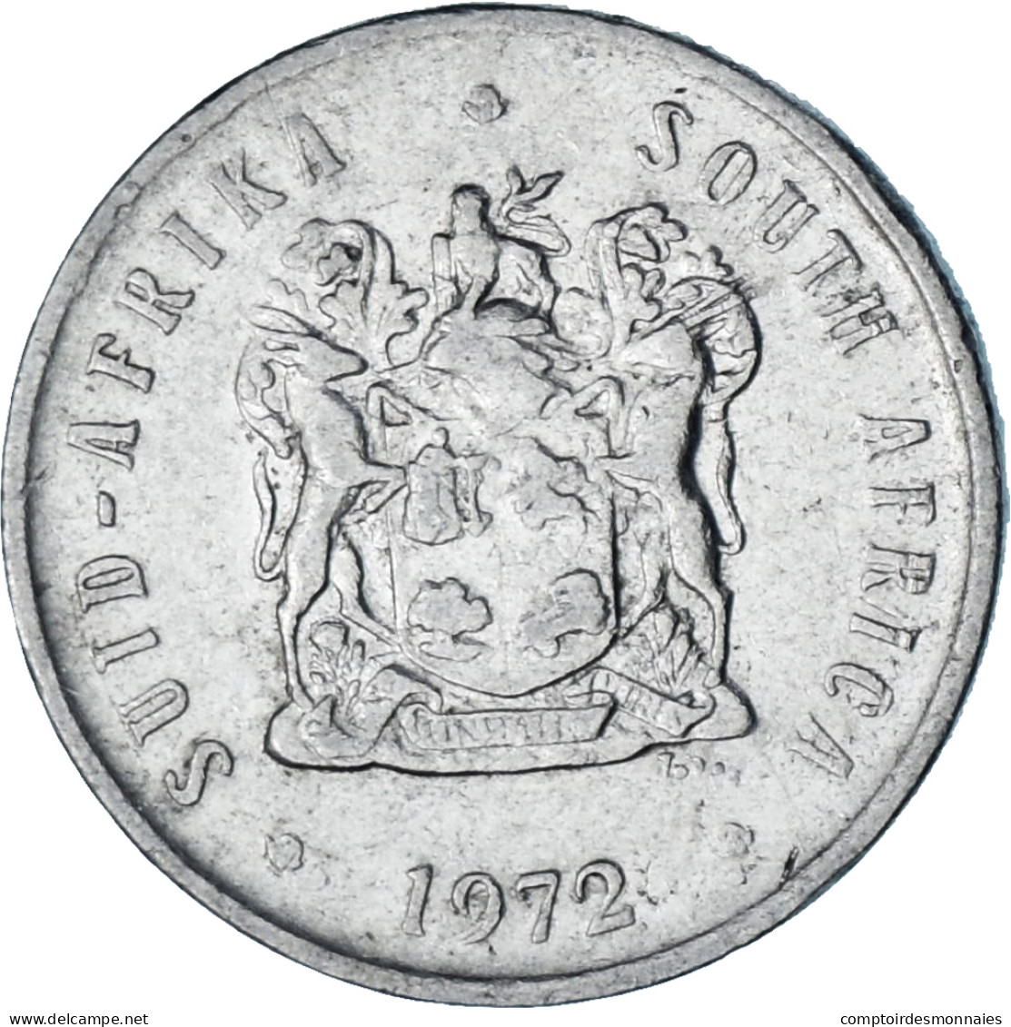 Afrique Du Sud, 5 Cents, 1972 - Zuid-Afrika