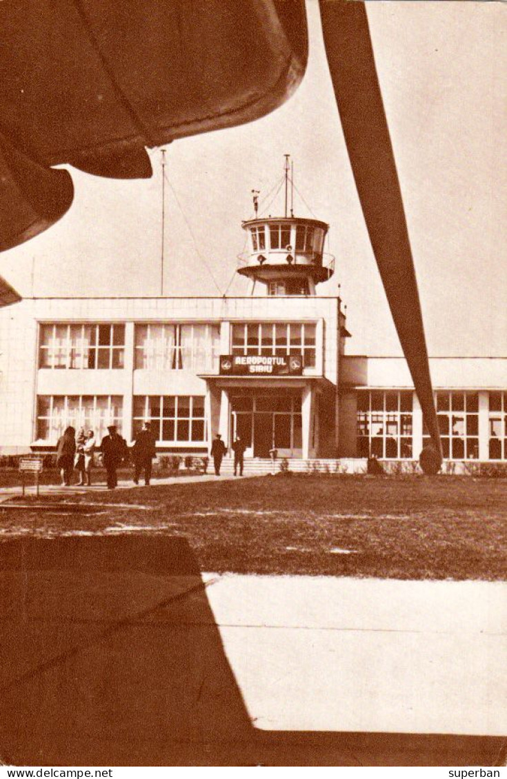 AVIATION CIVILE ~ 1960 - AVION Sur L' AÉROPORT De SIBIU / SIBIU AIRPORT - ROUMANIE / ROMANIA (an612) - 1946-....: Modern Tijdperk