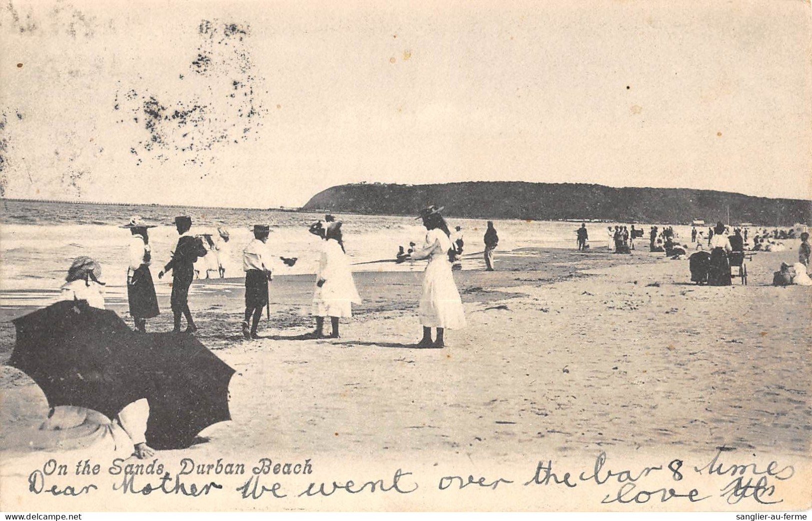 CPA / AFRIQUE DU SUD / ON THE SANDS / DURBAN BEACH - Südafrika