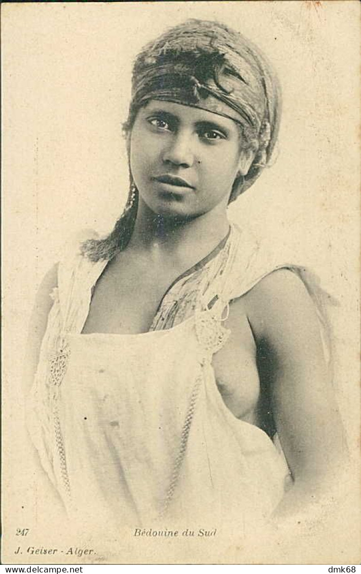 ALGERIA - BEDOUINE DU SUD - EDIT. GEISER ALGER - 1900s (12556) - Frauen