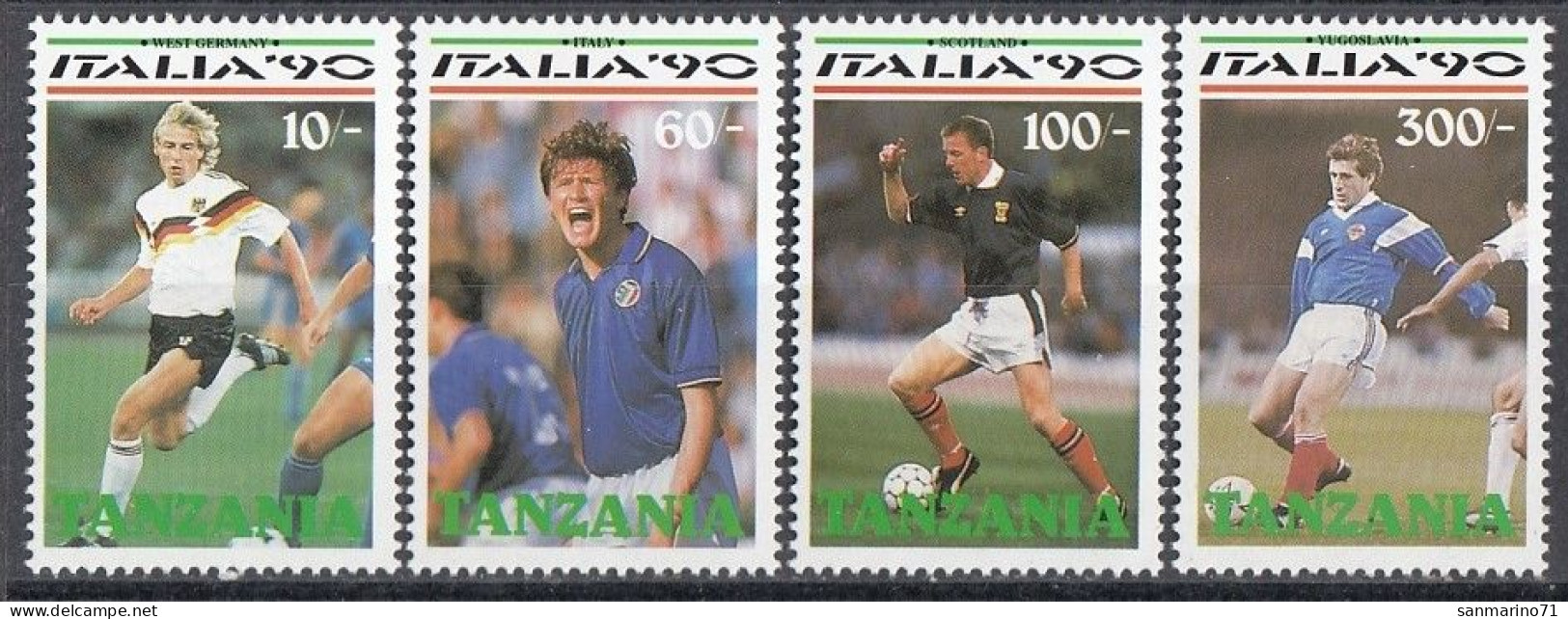 TANZANIA 688-691,unused - 1990 – Italia