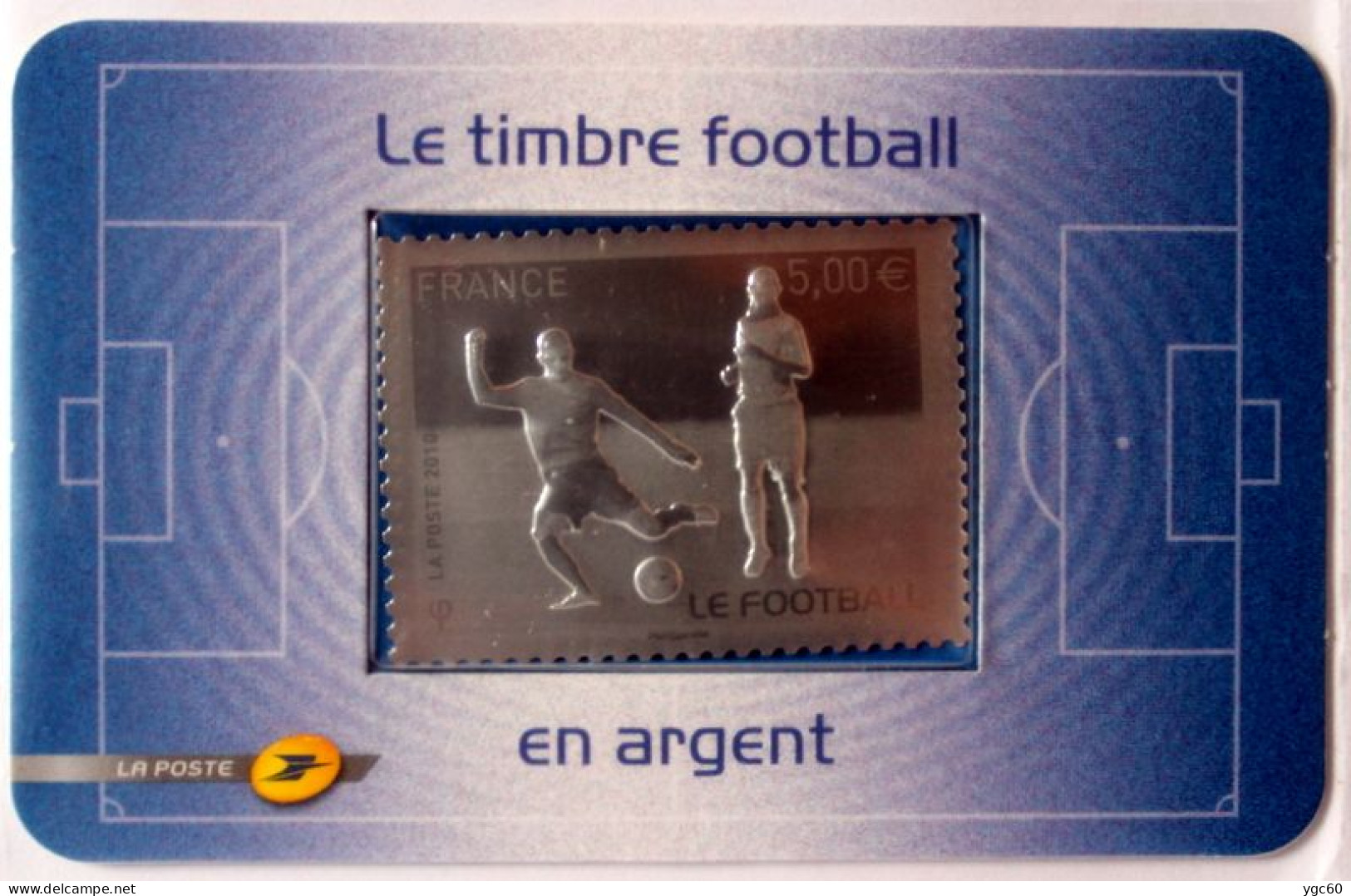 2010 - TIMBRE AUTOADHÉSIF N°430 - TIMBRE " LE FOOTBALL " EN ARGENT - TBE/NEUF - Unused Stamps