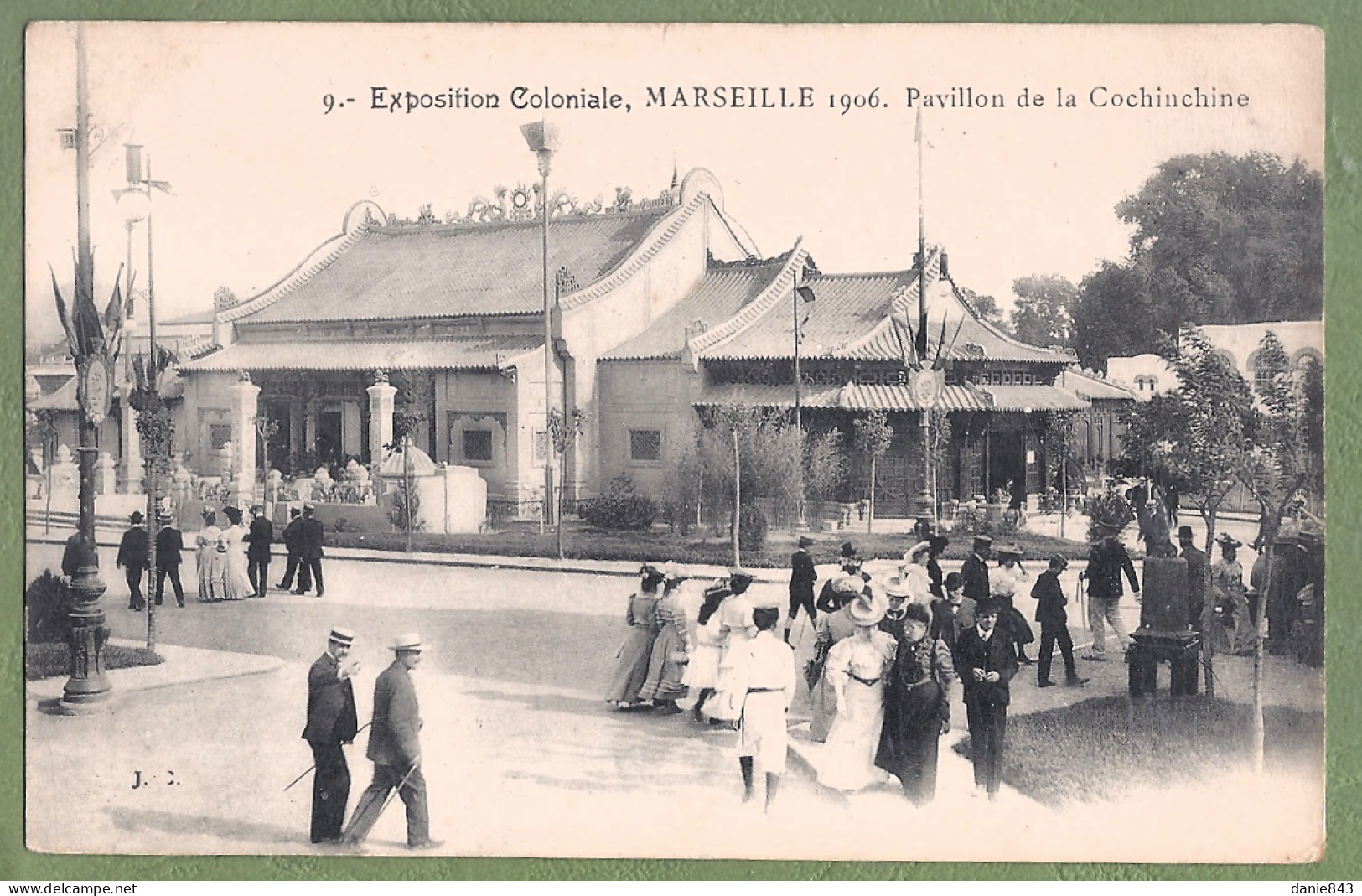 CPA  - BOUCHES DU RHONE - MARSEILLE - EXPOSITION COLONIALE DE 1906 - Pavillon De La Cochinchine - Belle Animation - Colonial Exhibitions 1906 - 1922