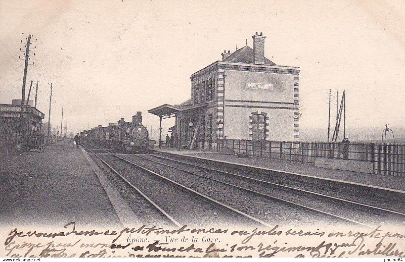 La Gare : Vue Intérieure - Epone