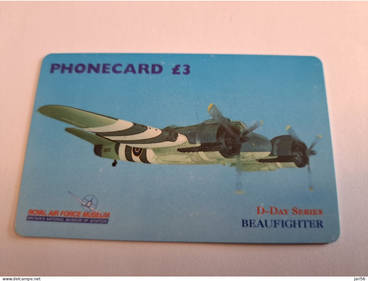 GREAT BRITAIN  3 POUND   / D -DAY SERIES/ BEAUFIGHTER ISSUE NO 2   PREPAID CARD / MINT      **16596** - [10] Sammlungen