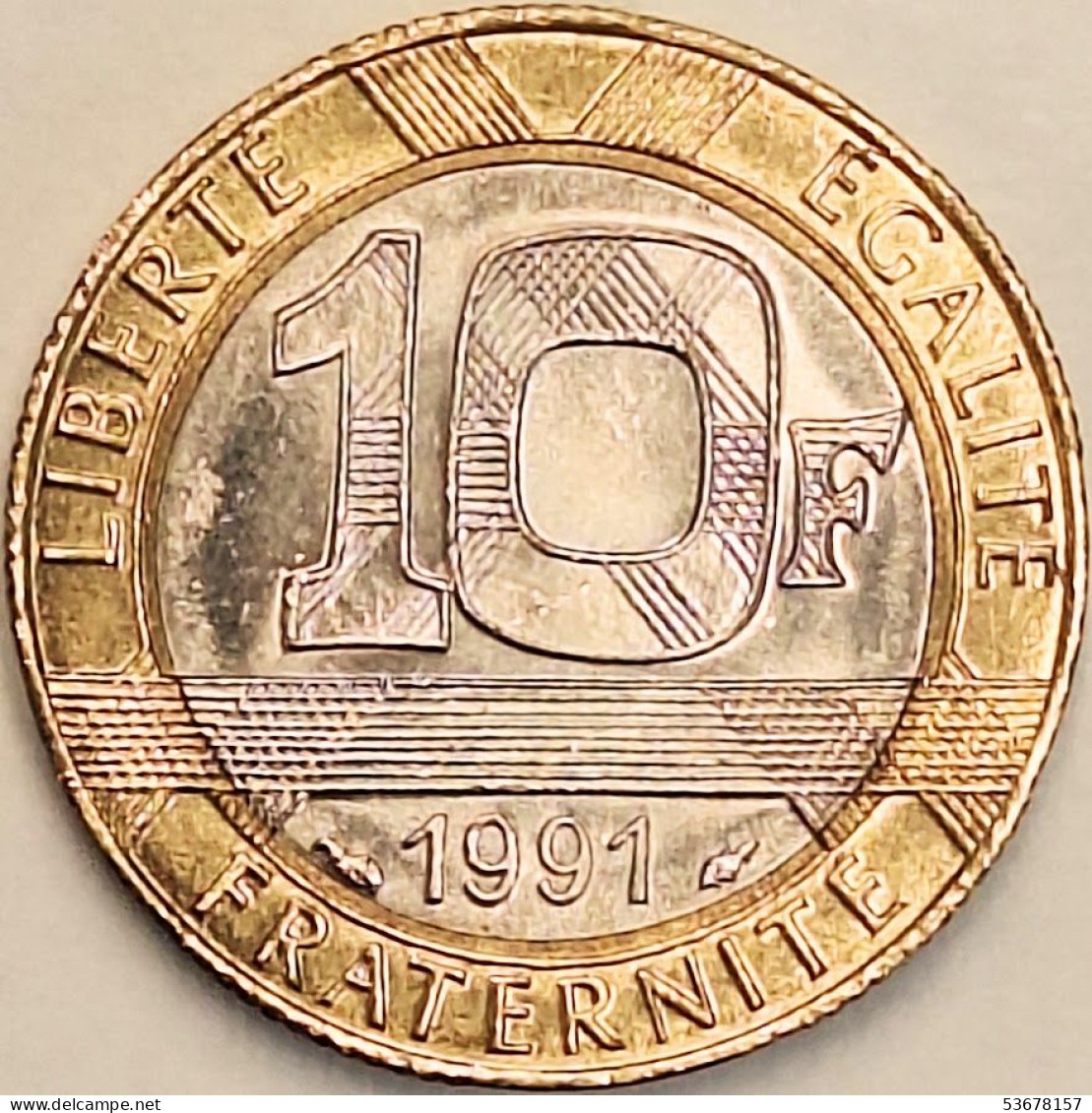 France - 10 Francs 1991, KM# 964.1 (#4356) - 10 Francs