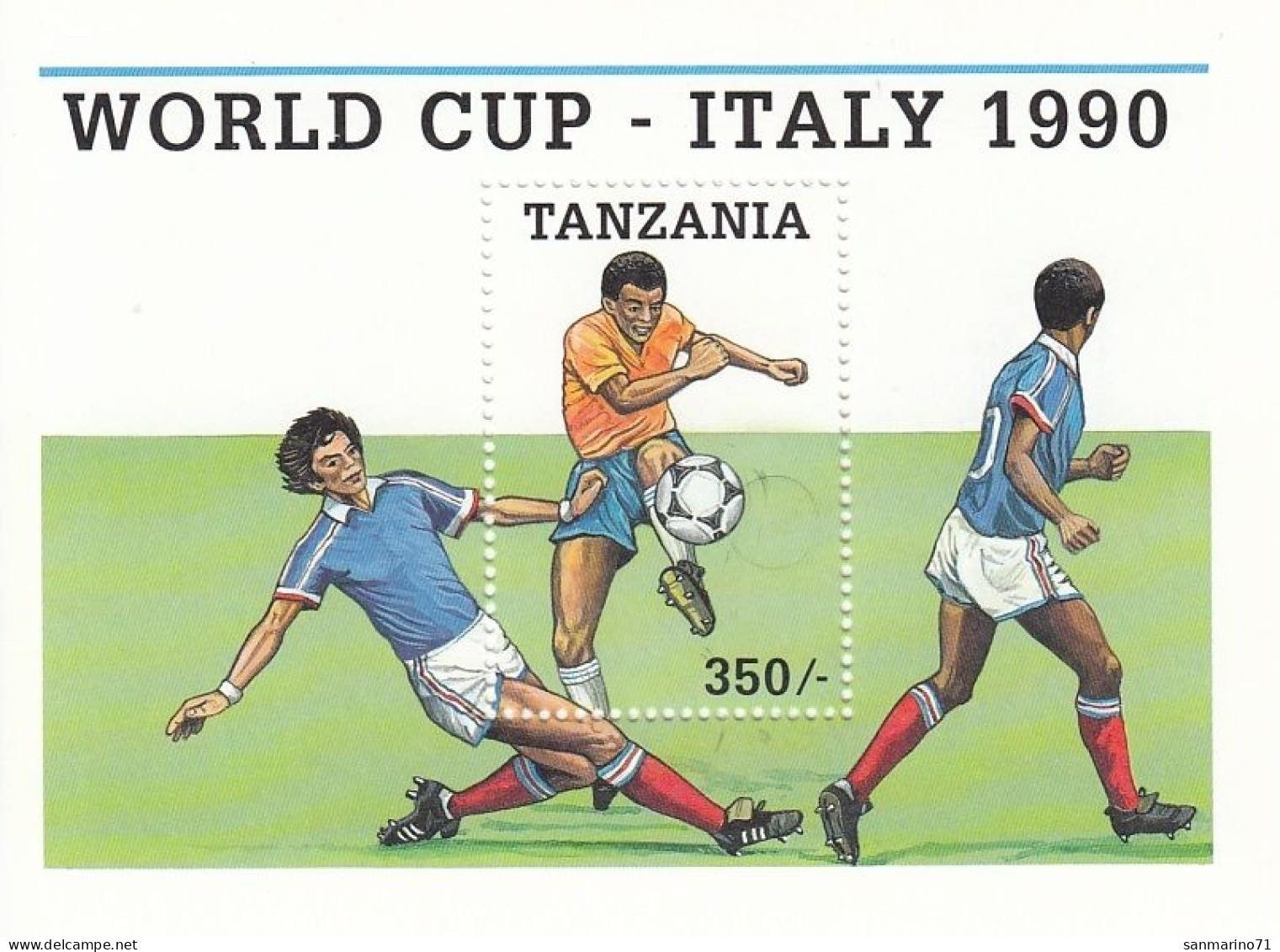 TANZANIA Block 113,unused - 1990 – Italy