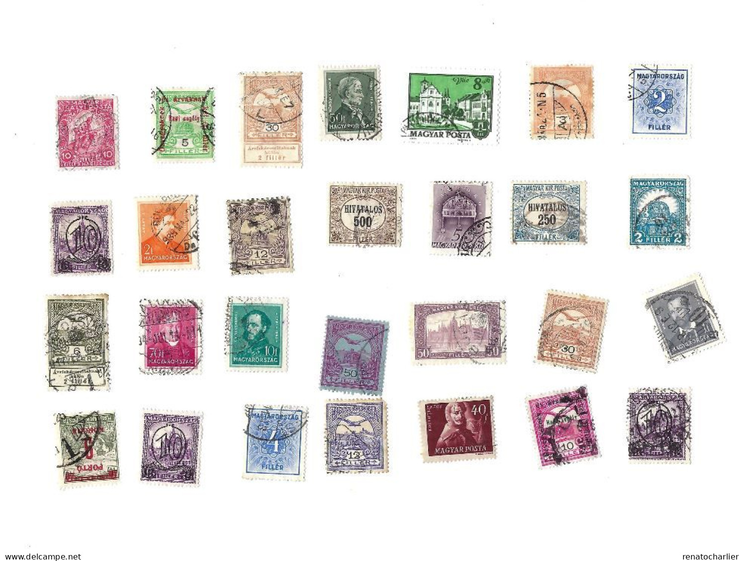 Collection De 105 Timbres  Oblitérés. - Sammlungen