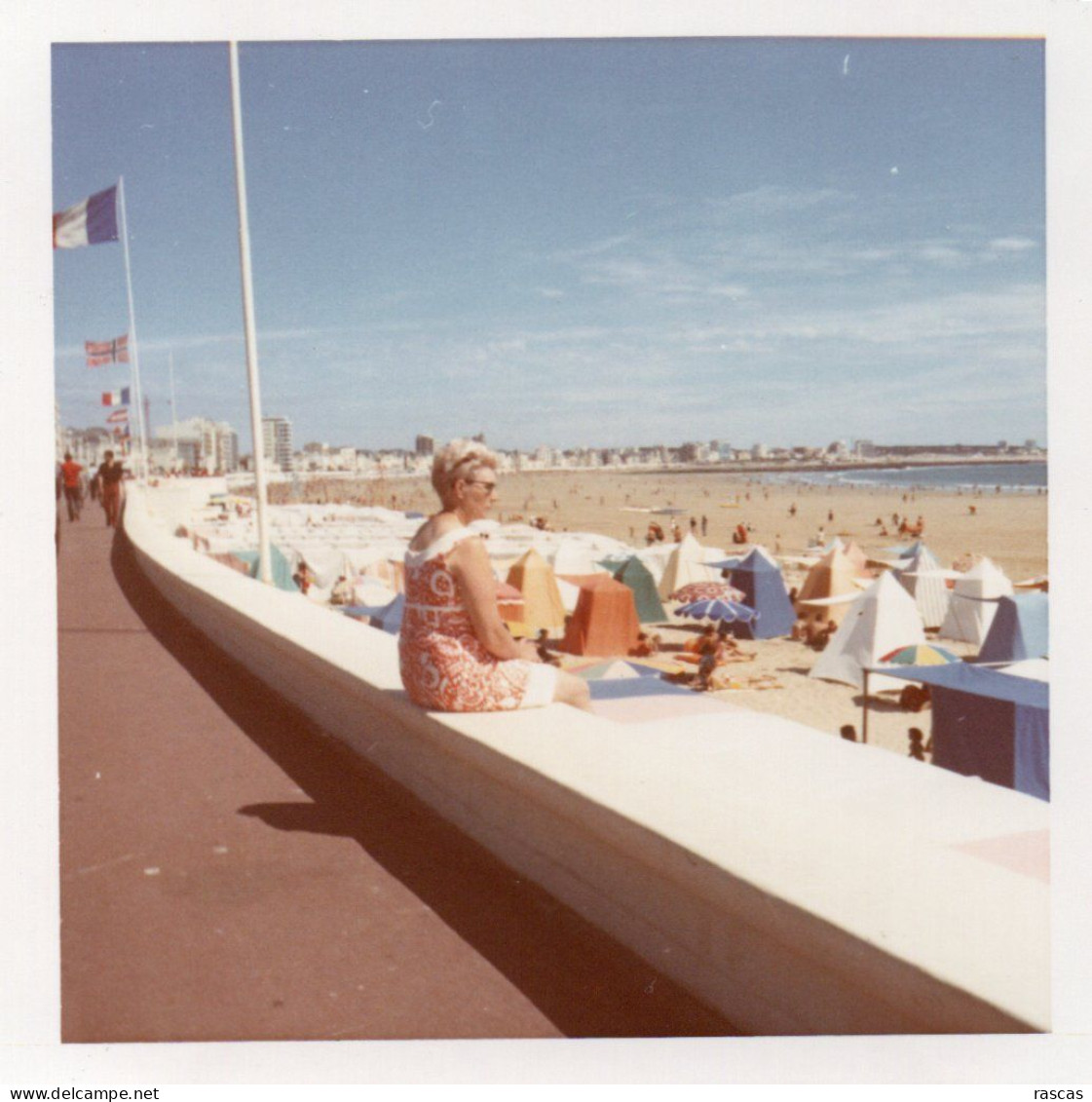 PHOTO ORIGINALE AL 2 - FORMAT 8.8 X 8.8 - VENDEE - LES SABLES D'OLONNE - 1969 - Lieux