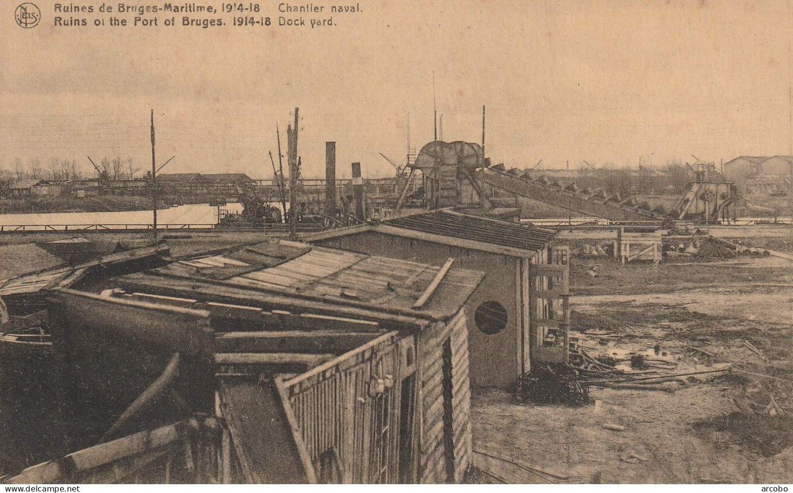 Ruines De Bruges-Maritime, 1914-18 Chantier Naval - Brugge